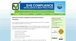 Desktop Screenshot of ehscompliance2011.naem.org
