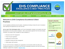 Tablet Screenshot of ehscompliance2011.naem.org